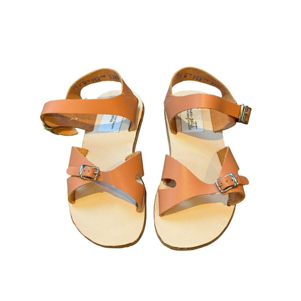 NIB Mon Petit Shoes Melon Cape Cod Sandals Sz 13